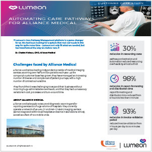 Automating Care Pathways For Alliance Medical
