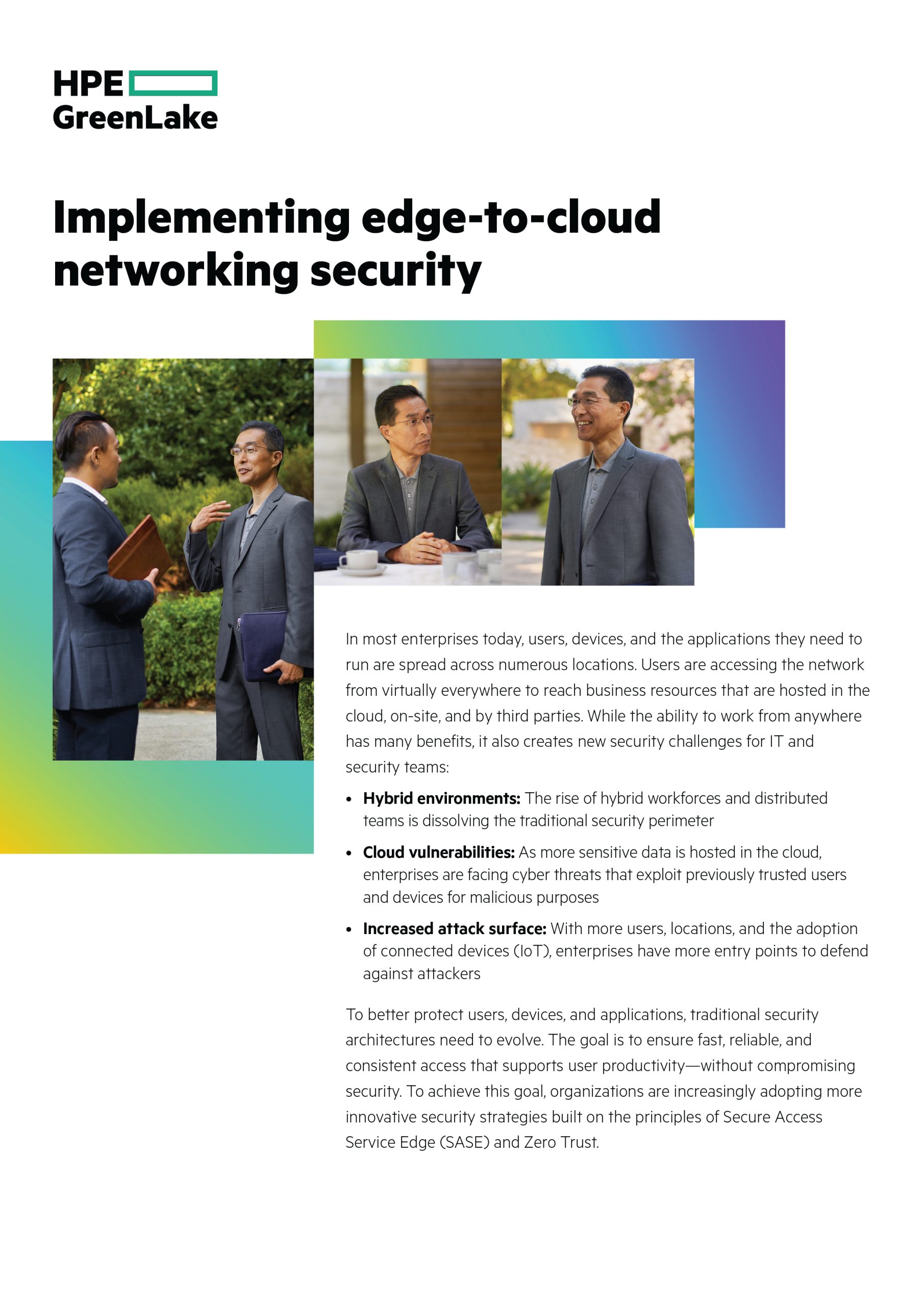 Implementing edge-to-cloud networking security: A best practice brief