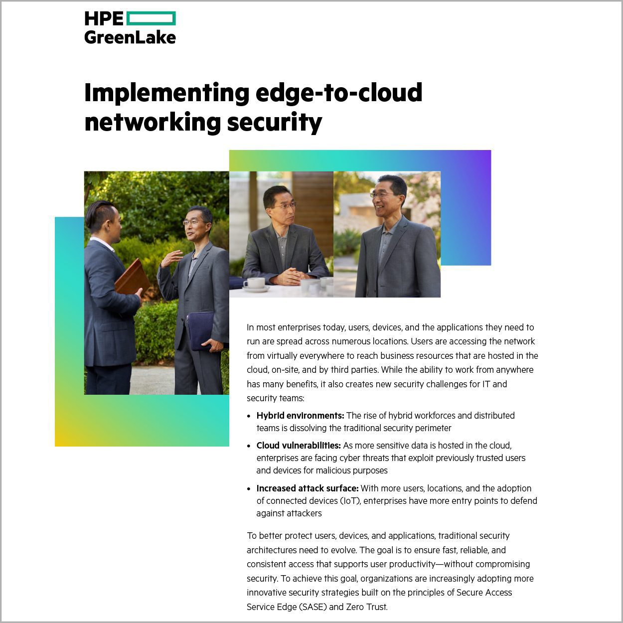 Implementing edge-to-cloud networking security: A best practice brief
