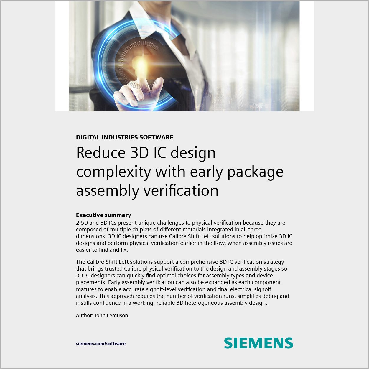 Reduce 3D IC design complexity with early package assembly verification
