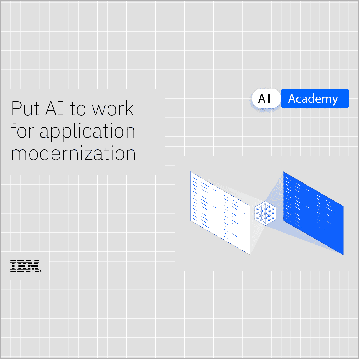 AI Academy guidebook: Put AI to work in application modernization