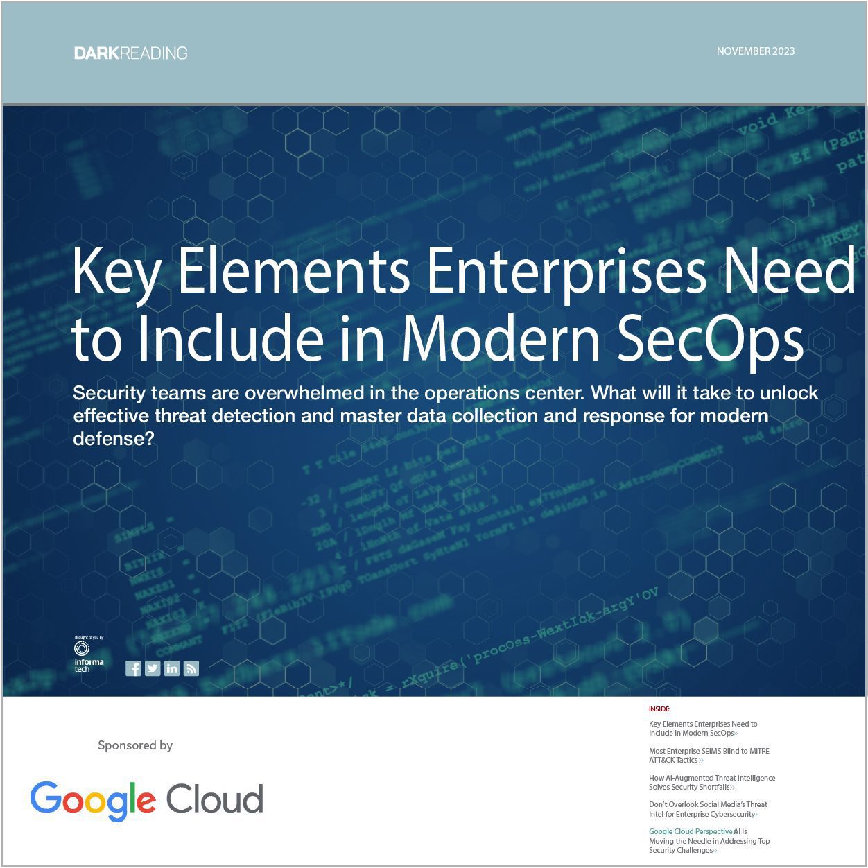 Key Elements Enterprises Need to Include in Modern SecOps