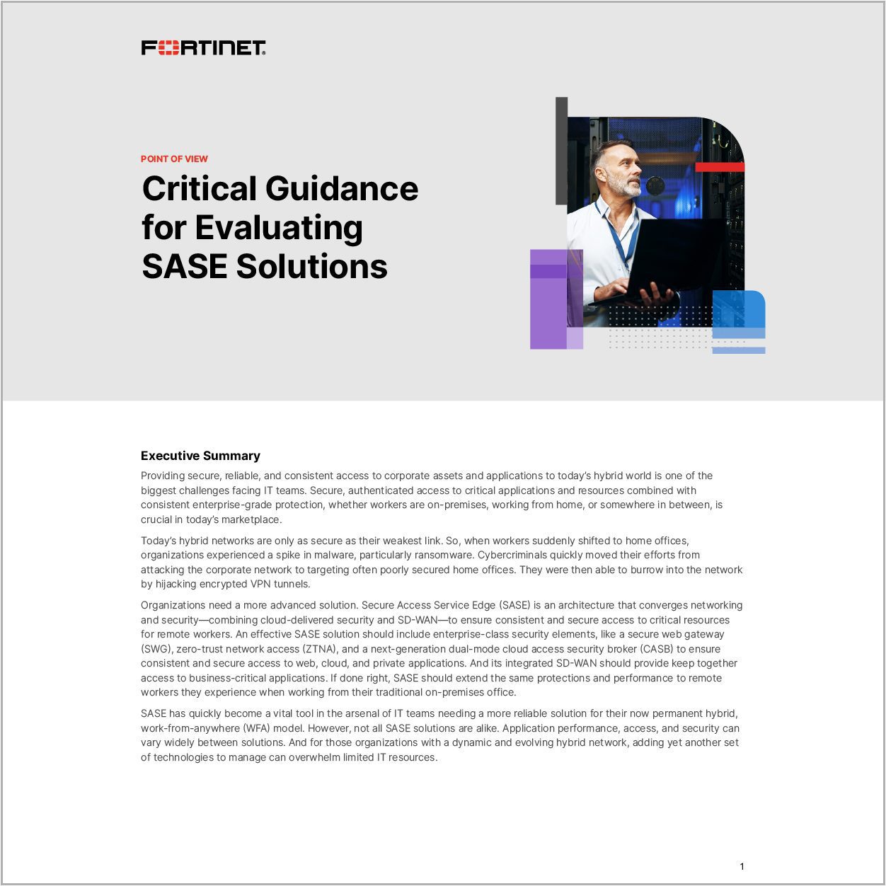 Critical Guidance for Evaluating SASE Solutions