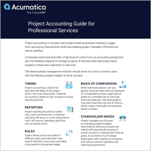 Take the Complexity out of Professional Services Accounting